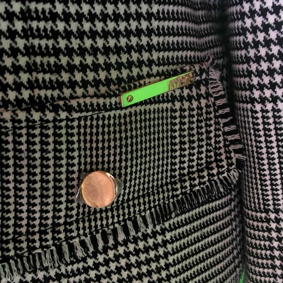 Jones New York Black & White Check Jacket - Picture 3 of 8